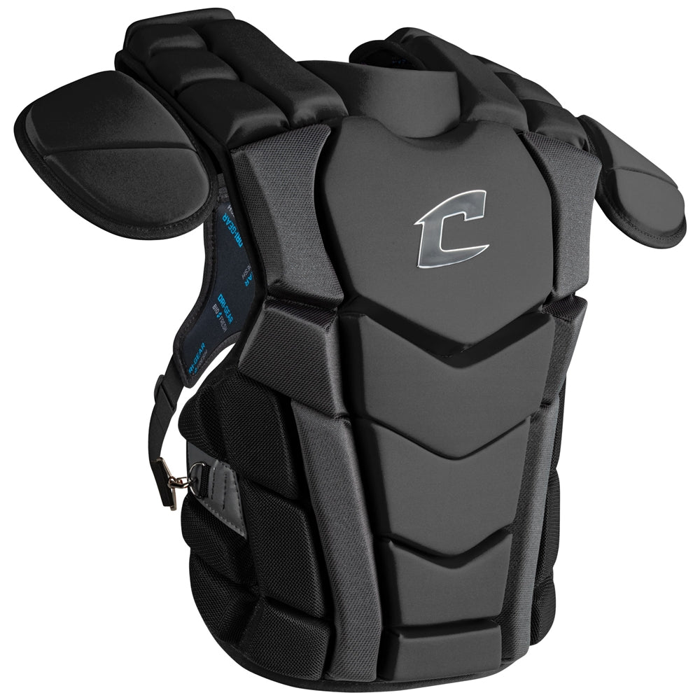 Champro-Optimus-Champion-Plus-Chest-Protector-Commotio-Cordis-CPN31-Black-Front-View