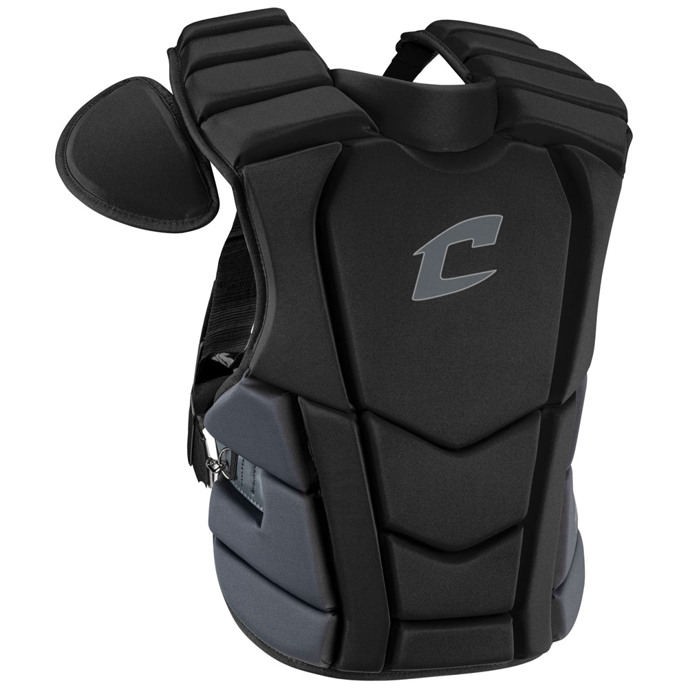 Champro-Optimus-Select-Plus-Chest-Protector-CPN43-Youth-Black-Front-View