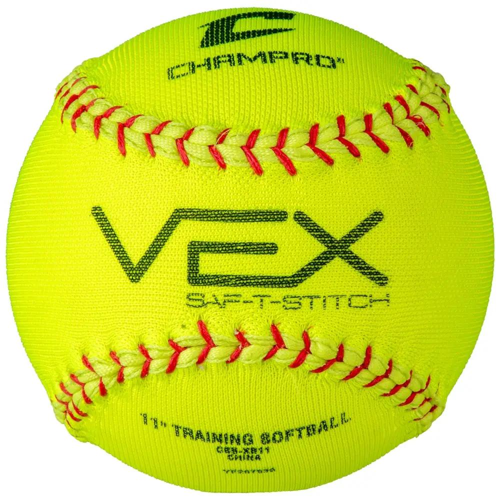 Champro-Vex-11-Inch-Training-Softball-CSB-XB11-Nylon-Cover-Indoor-Front-View