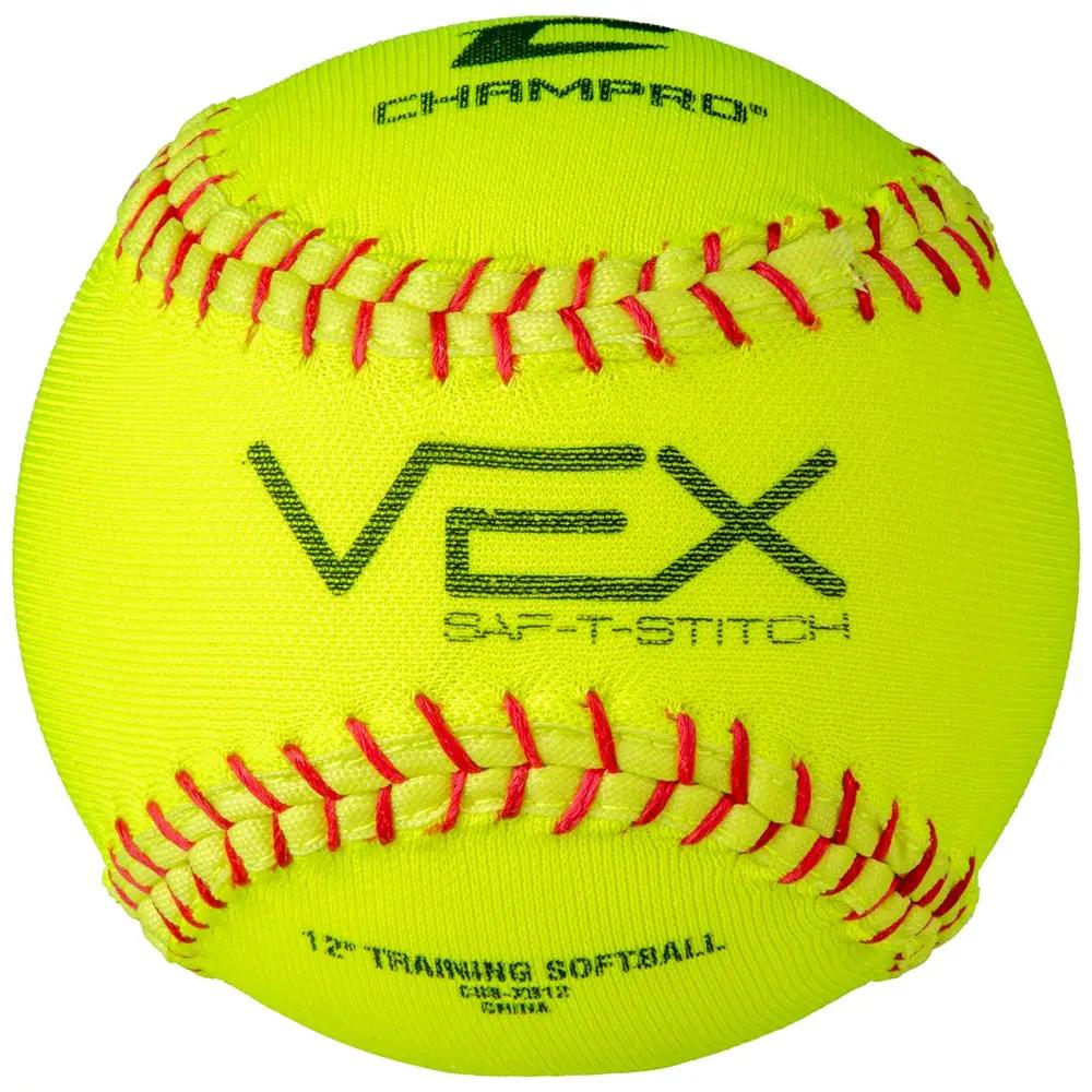 Champro-Vex-12-Inch-Training-Softball-CSB-XB12-Nylon-Cover-Indoor-Front-View