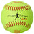 Champro-ASA-USA-12-Inch-Fastpitch-Softball-CSB12-Optic-Yellow-Leather-Front-View