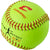 Champro-ASA-USA-11-Inch-Fastpitch-Softball-CSB13-Optic-Yellow-Leather-Front-View