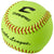 Champro-Little-League-12-Inch-Fastpitch-Softball-CSB22-Optic-Yellow-Leather-Front-View