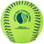 Champro-11-Inch-Durahide-USSSA-Fastpitch-Softball-CSB43-Optic-Yellow-Blue-Stitch-Front-View
