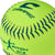 Champro-11-Inch-Durahide-USSSA-Fastpitch-Softball-CSB43-Optic-Yellow-Blue-Stitch-Front-View
