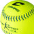 Champro-12-Inch-Durahide-USSSA-Fastpitch-Softball-CSB44-Optic-Yellow-Blue-Stitch-Front-View