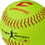 Champro-11-Inch-Fastpitch-Softball-CSB99-Optic-Yellow-Leather-Practice-Front-View