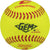 Champro-GEM-12-Inch-Softball-CSBGEM-Optic-Yellow-Polyhide-Practice-Front-View