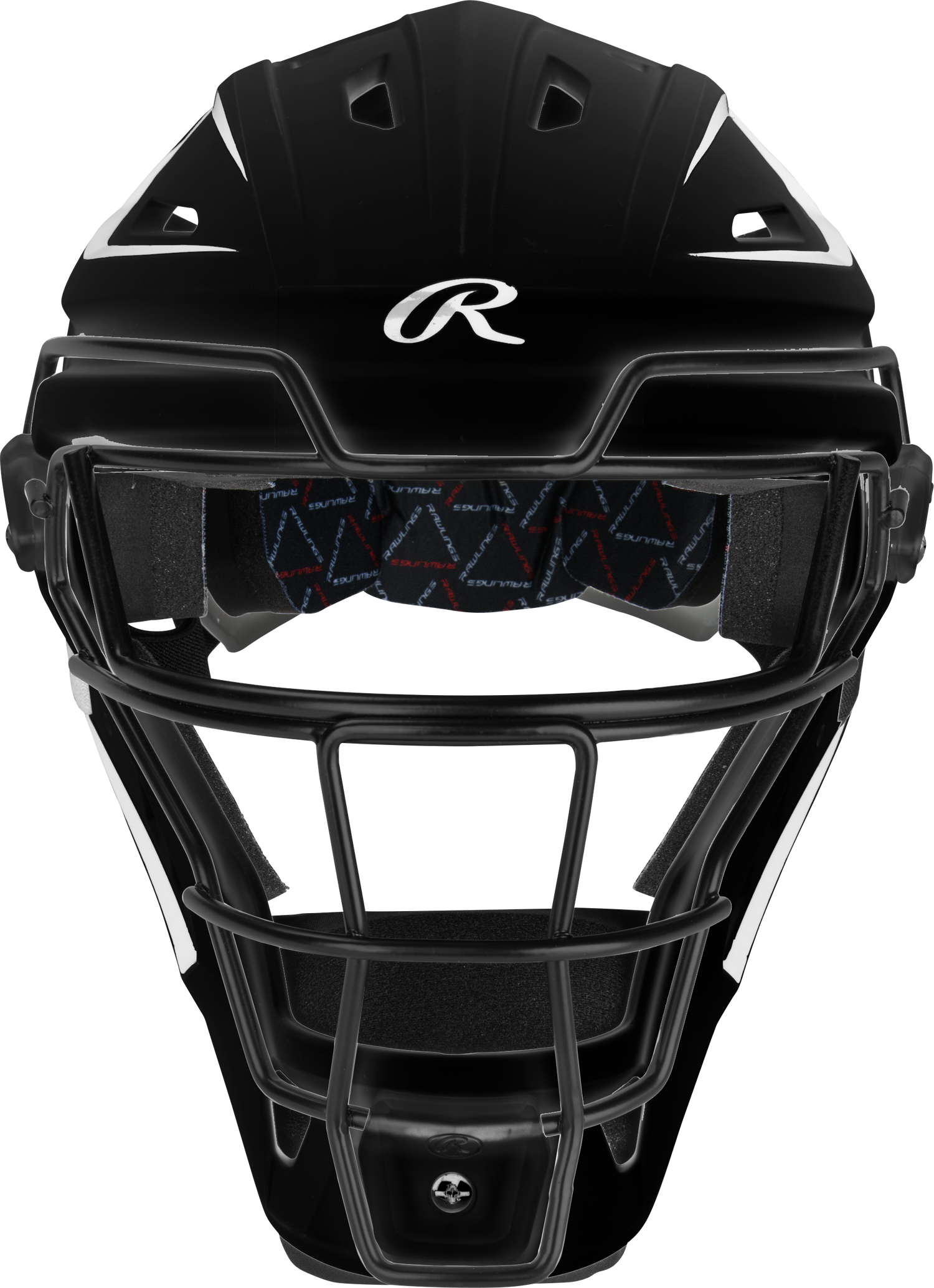 Rawlings-Velo-2.0-CSSBL-Large-Fastpitch-Catchers-Box-Set-Black-White-Front-View