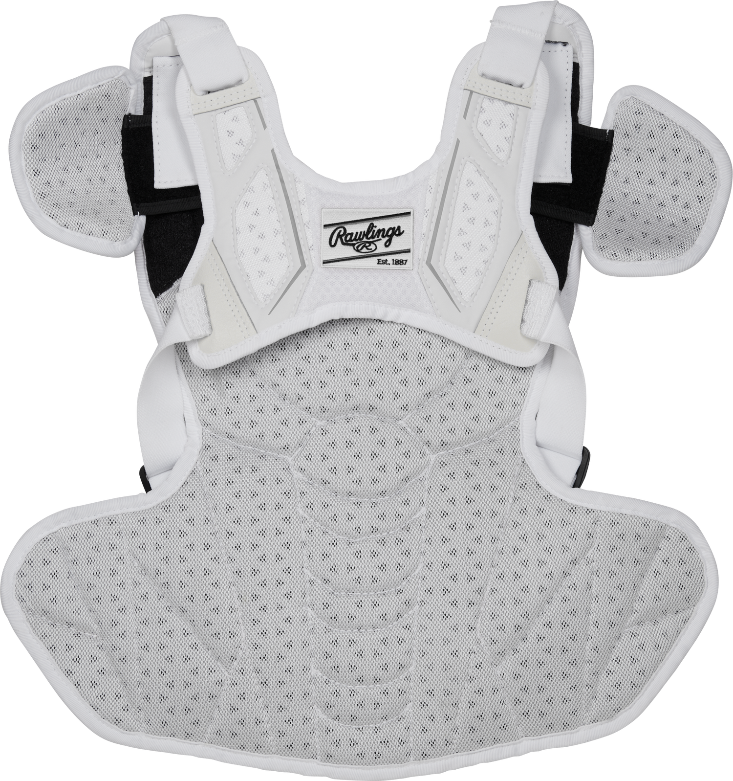 Rawlings-Velo-2.0-CSSBL-Large-Fastpitch-Catchers-Box-Set-White-Silver-Front-View
