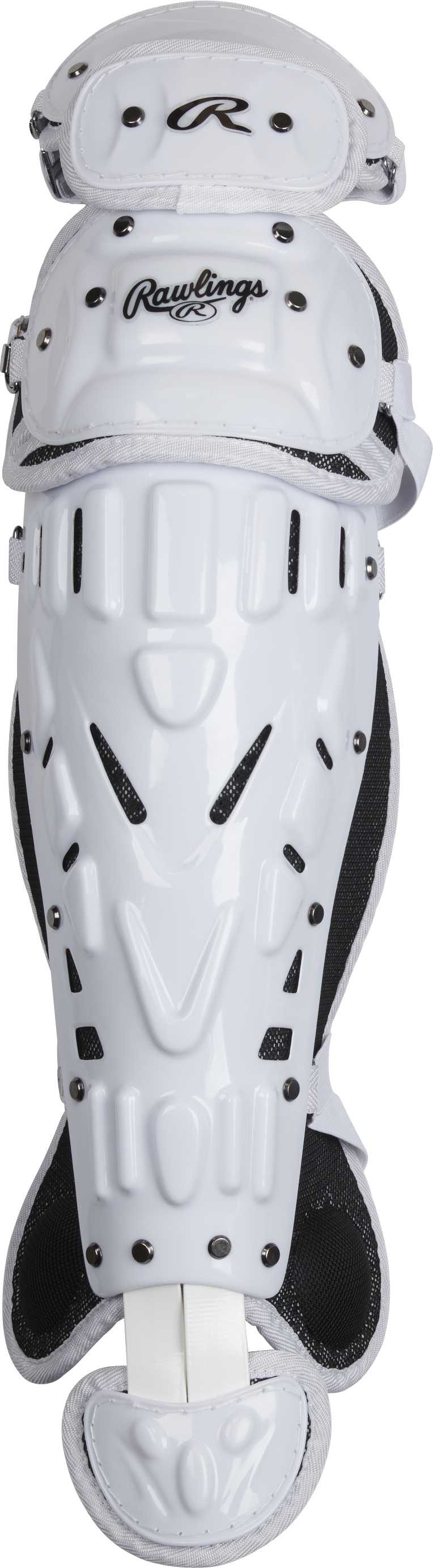 Rawlings-Velo-2.0-CSSBL-Large-Fastpitch-Catchers-Box-Set-White-Black-Front-View