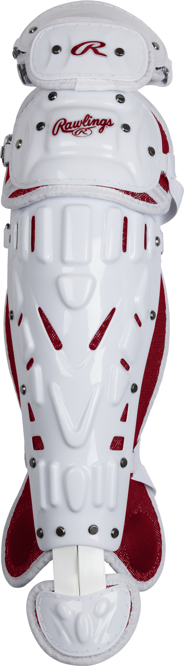 Rawlings-Velo-2.0-CSSBM-Medium-Fastpitch-Catchers-Box-Set-Scarlet-White-Front-View