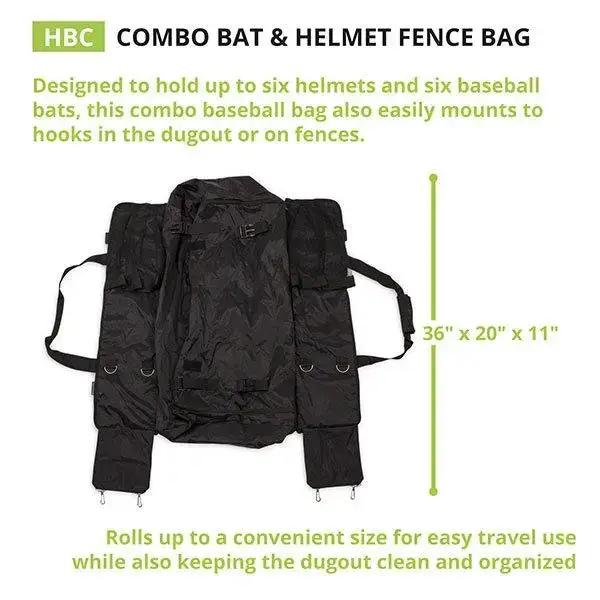 Champion Sports Combo Bat & Helmet Fence Bag
