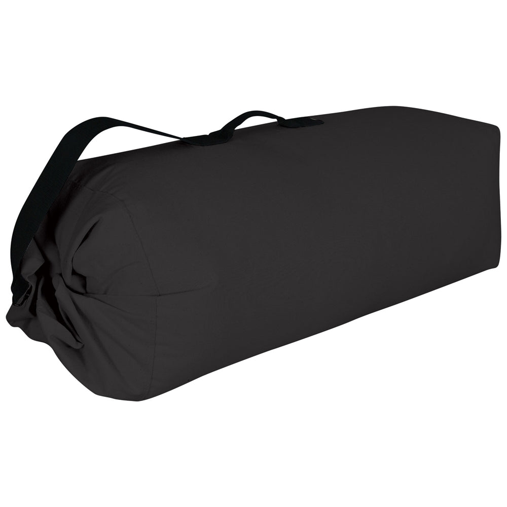 Champro-Large-Canvas-Duffle-Bag-E14B-Black-Front-View
