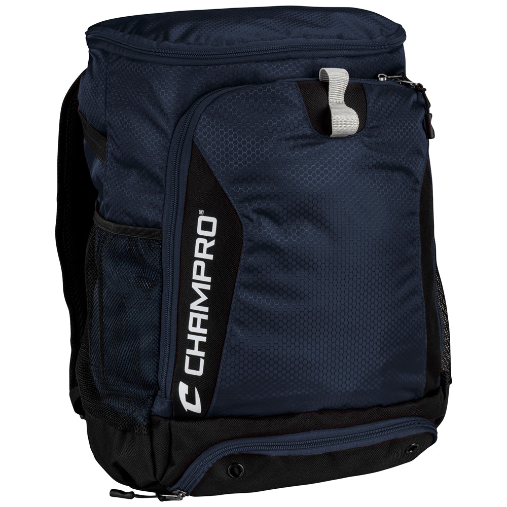 Champro-Fortress-2-Backpack-E81-Navy-Front-View