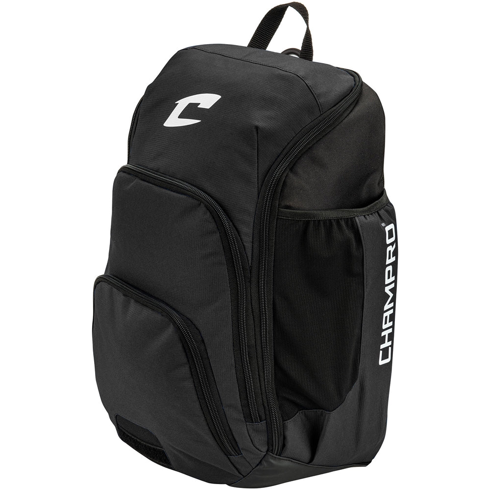 Champro-Siege-Backpack-E91-Black-Front-View