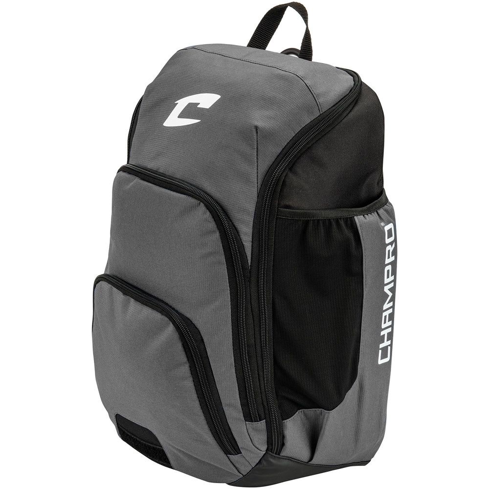 Champro-Siege-Backpack-E91-Grey-Front-View