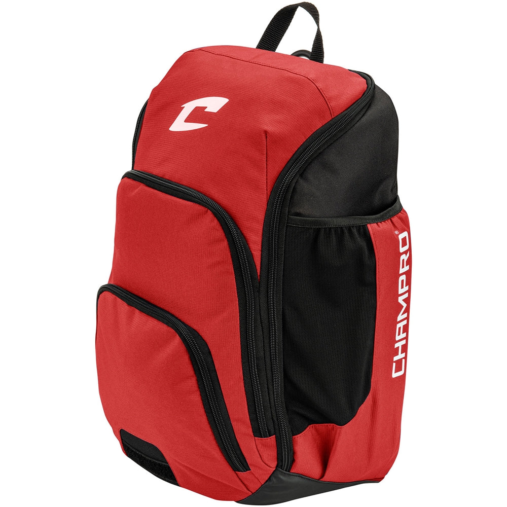 Champro-Siege-Backpack-E91-Scarlet-Front-View