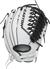 Easton-HM828-Haylie-McCleney-Professional-Collection-12-75-Inch-White-Black-Fastpitch-Softball-Outfield-Glove-Front-Back-View