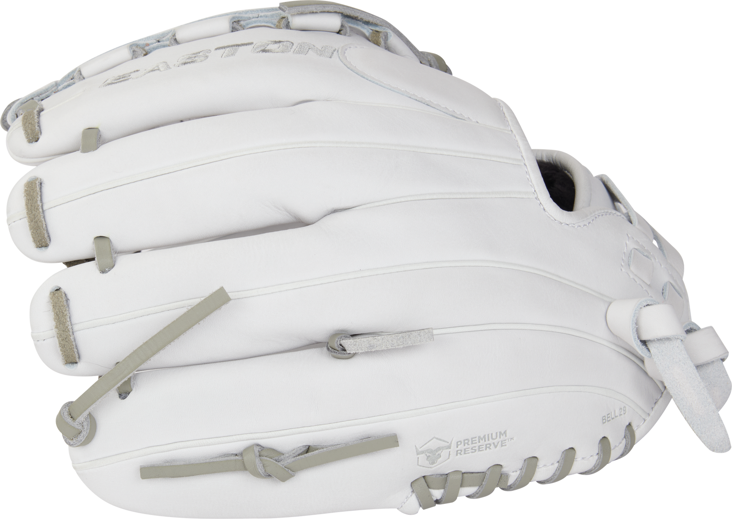 Easton-Pro-Collection-EPCFP120-3W-12-Inch-White-Gray-Basket-Web-Fastpitch-Softball-Infield-Glove-Front-Back-View