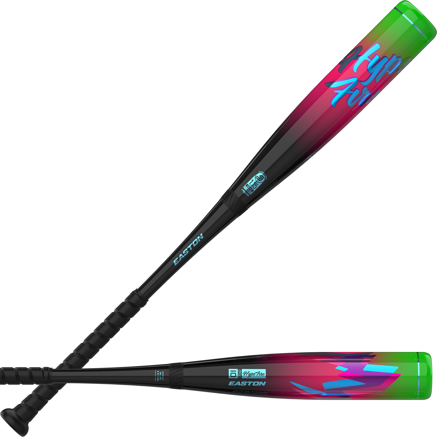 easton-eut7hyp5-black-pink-blue-green-usssa-baseball-bat