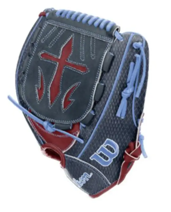 wilson-a1000-geno-wbg266001rt12-red-charcoal-grey-carolina-blue-12-inch-b23-baseball-glove-side