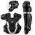Easton-Gametime-GMETMEKITI-Intermediate-Catchers-Box-Set-Helmet-Chest-Protector-Leg-Guards-Black-Front-View