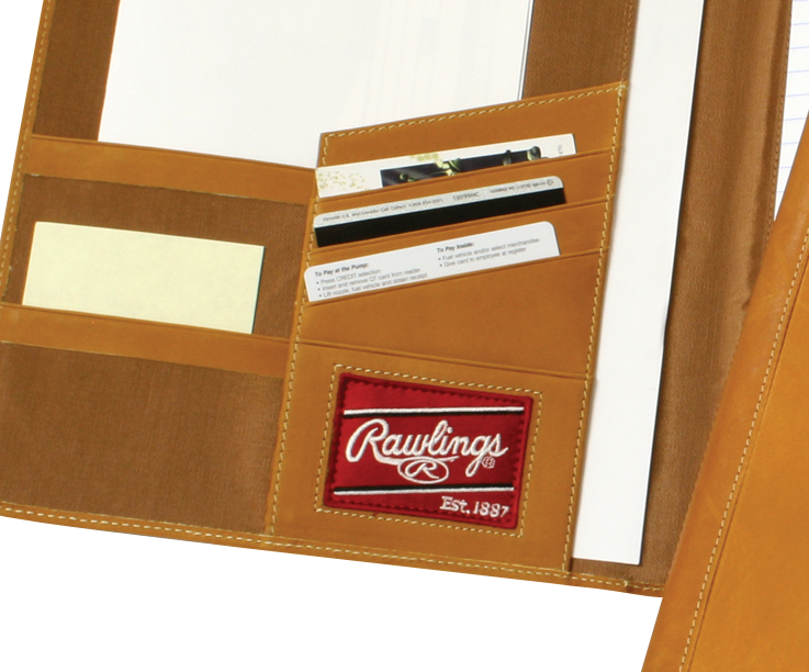 Rawlings-Heart-of-the-Hide-HOHPFT-Tan-Leather-Padfolio-Open-and-Closed-View