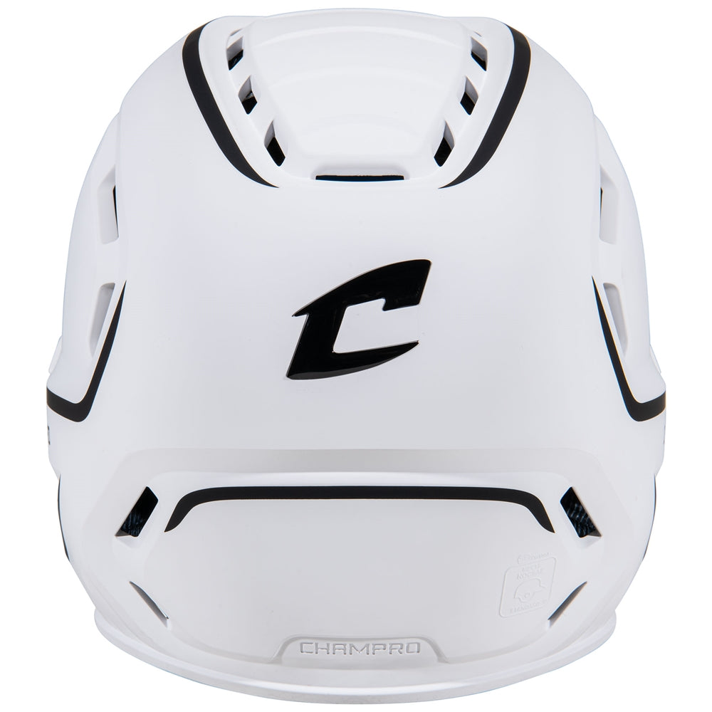 Champro-HXE-Two-Tone-Matte-Large-Softball-Helmet-Facemask-HXEFPM2-Black-Front-View