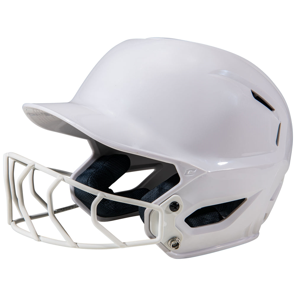 Champro-HXE-Starter-Large-Softball-Helmet-Facemask-HXEFPS-White-Front-View