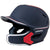 Champro-HXE-Matte-Large-Baseball-Helmet-Jaw-Guard-HXEM2JG-Navy-White-Scarlet-Front-View