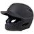 Champro-HXE-Matte-Large-Baseball-Helmet-Jaw-Guard-HXEMJG-Black-Front-View