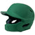 Champro-HXE-Matte-Large-Baseball-Helmet-Jaw-Guard-HXEMJG-Forest-Green-Front-View