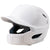 Champro-HXE-Matte-Medium-Baseball-Helmet-Jaw-Guard-HXEMJG-White-Front-View