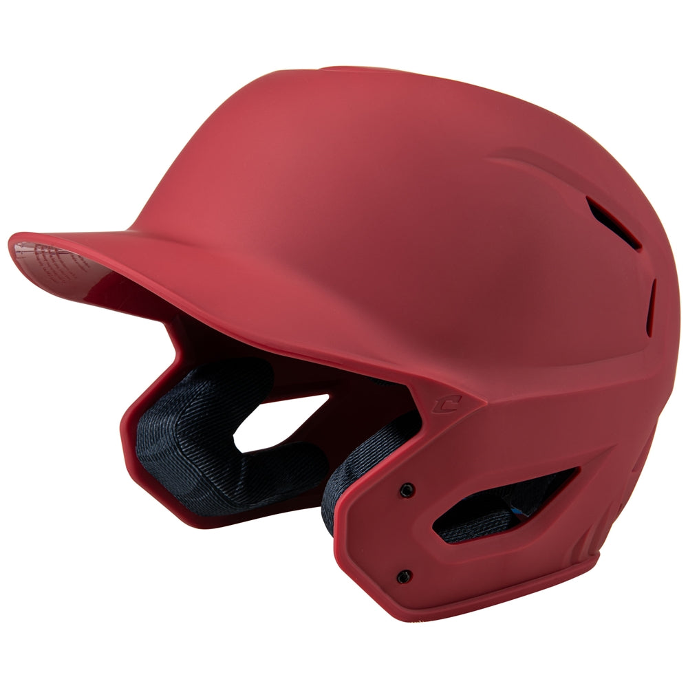 Champro-HXE-Matte-Large-Baseball-Helmet-HXEM-Cardinal-Front-View