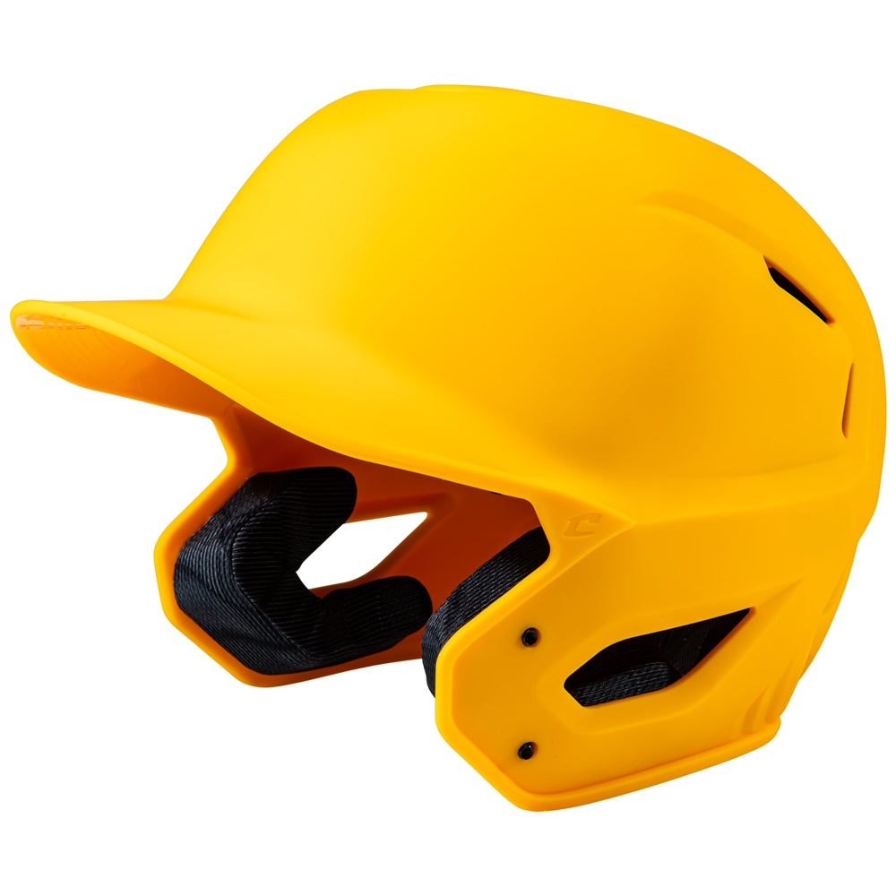 Champro-HXE-Matte-Medium-Baseball-Helmet-HXEM-Gold-Front-View