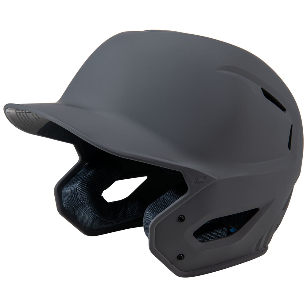 Champro-HXE-Matte-Medium-Baseball-Helmet-HXEM-Graphite-Front-View