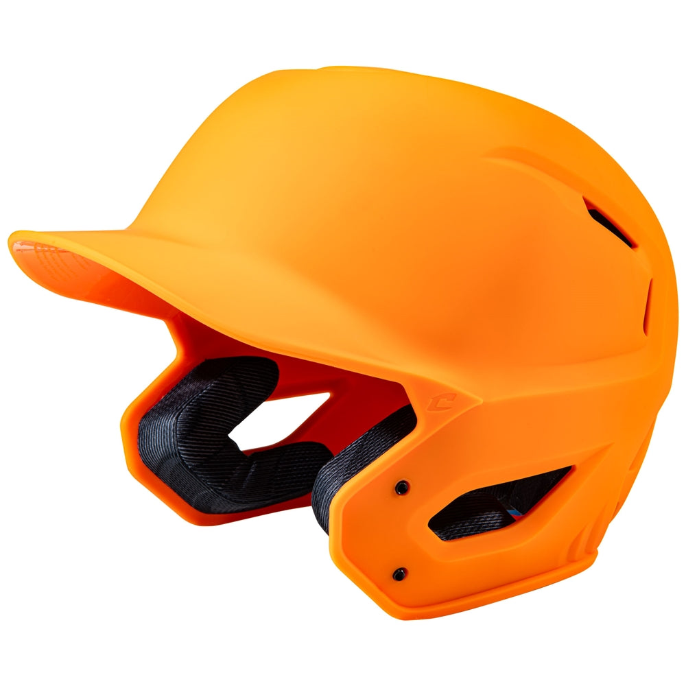 Champro-HXE-Matte-Large-Baseball-Helmet-HXEM-Knoxville-Orange-Front-View