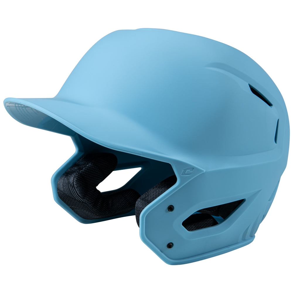 Champro-HXE-Matte-Medium-Baseball-Helmet-HXEM-Light-Blue-Front-View