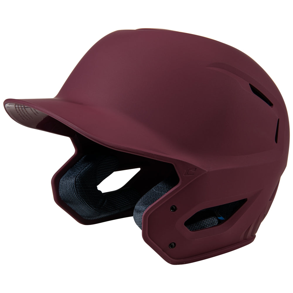 Champro-HXE-Matte-Large-Baseball-Helmet-HXEM-Maroon-Front-View
