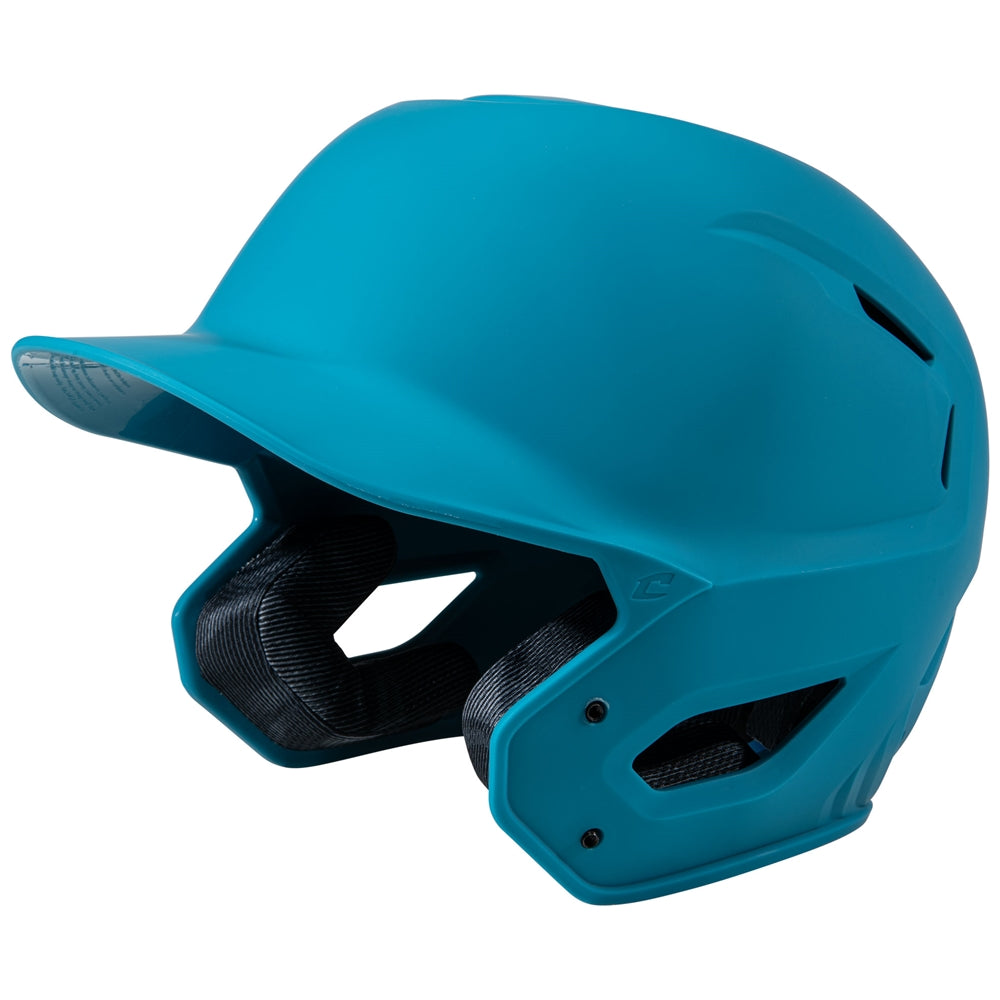 Champro-HXE-Matte-Medium-Baseball-Helmet-HXEM-Teal-Front-View