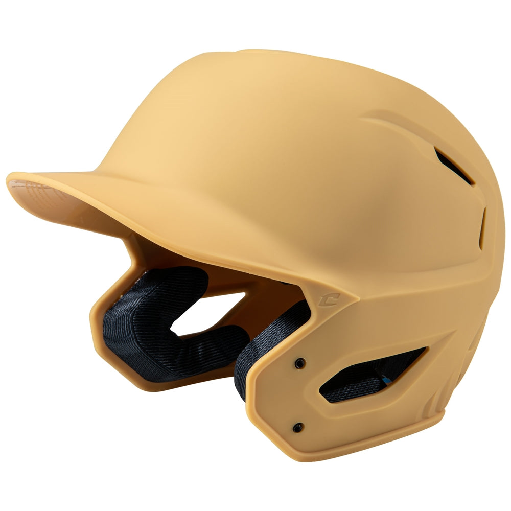 Champro-HXE-Matte-Large-Baseball-Helmet-HXEM-Vegas-Gold-Front-View
