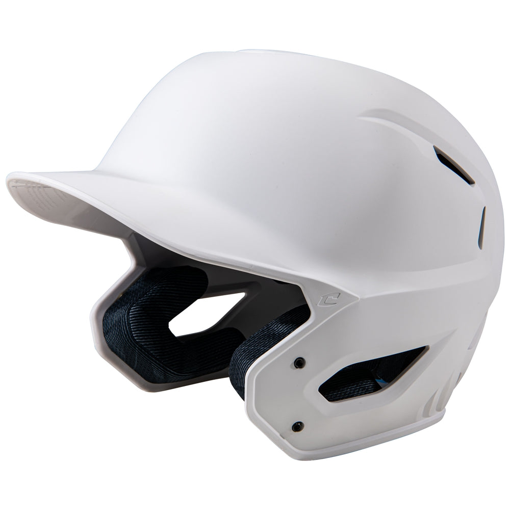 Champro-HXE-Matte-XLarge-Baseball-Helmet-HXEM-White-Front-View