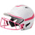 Champro-HX-Rise-Pro-Fastpitch-Senior-Batting-Helmet-Facemask-HXFPG2-White-Optic-Pink-Front-View