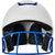 Champro-HX-Rise-Pro-Fastpitch-Senior-Batting-Helmet-Facemask-HXFPG2-White-Royal-Front-View