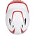 Champro-HX-Rise-Pro-Fastpitch-Junior-Batting-Helmet-Facemask-HXFPG2-White-Scarlet-Front-View