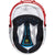 Champro-HX-Rise-Pro-Fastpitch-Junior-Batting-Helmet-Facemask-HXFPG2-White-Scarlet-Front-View