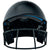 Champro-HX-Rookie-Fastpitch-Junior-Batting-Helmet-Facemask-HXFPU-Black-Front-View