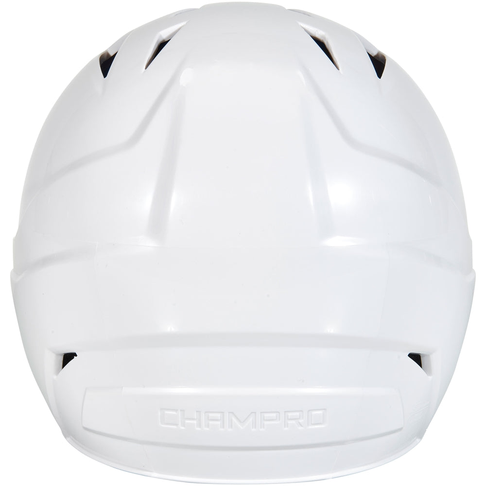 Champro-HX-Rookie-Fastpitch-T-Ball-Batting-Helmet-Facemask-HXFPU-White-Front-View