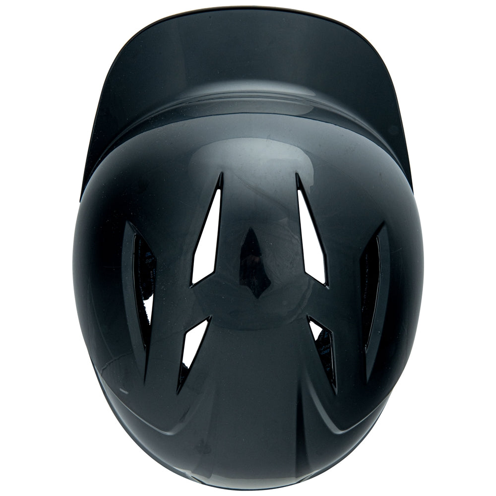 Champro-HX-Rookie-Fastpitch-Junior-Batting-Helmet-Facemask-HXFPU-Black-Front-View